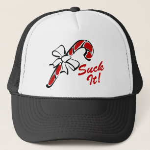 Suck it Candy Cane Trucker Pet