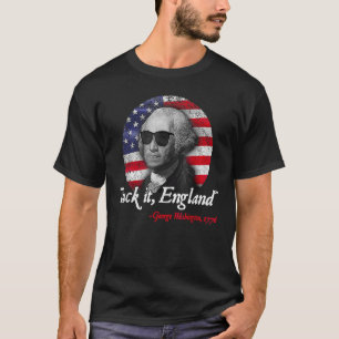 Suck-It Engeland 4 juli George Washington 177 T-shirt
