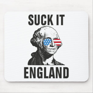 Suck-it Engeland Grappig 4 juli George Washingto Muismat