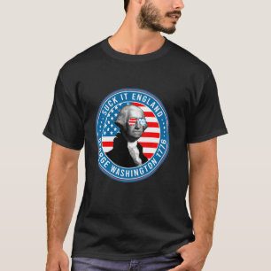 Suck it England George Washington 1776, 4de van T-shirt