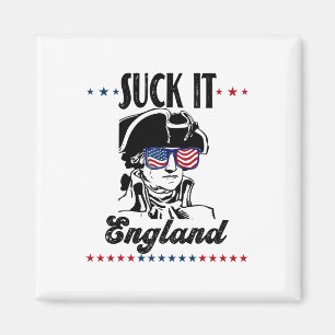Suck It England Grappig 4 juli - George Washing Magneet
