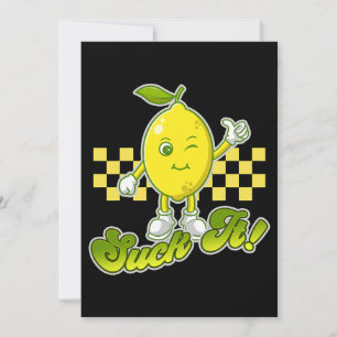 Suck It Green Limoen Lemon Love Funny Mexicaanse P Kaart
