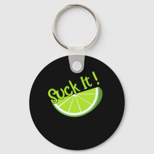 Suck It Mexican Green Limoen Slice Lemon Love Sleutelhanger