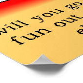 Suck The Fun Out Funny Poster (Coin)