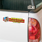 Sucka!  Drink de kool-hulp, nietwaar? Bumpersticker (Op Truck)