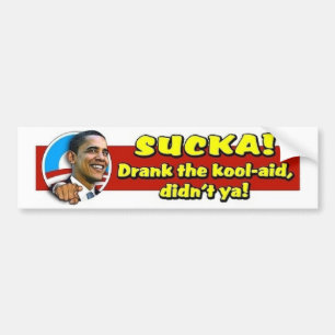 Sucka!  Drink de kool-hulp, nietwaar? Bumpersticker