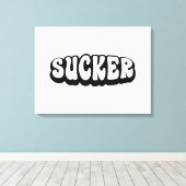 SUCKER CANVAS AFDRUK (Insitu (Houten vloer))