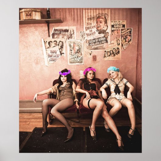 Sucker Punch Boudoir Flower Crown Poster (Voorkant)