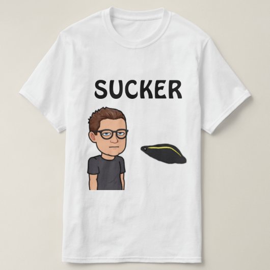 SUCKER T-shirt (Design voorkant)