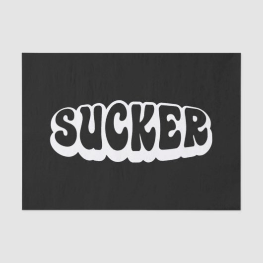 SUCKER TISSUEPAPIER (Voorkant)