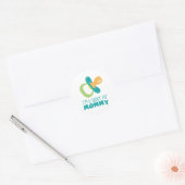 Sucker voor mama ronde sticker (Envelop)