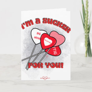 Sucker voor uw Valentijnsdag Kaart