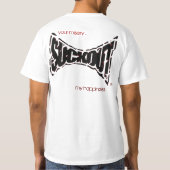 SUCKOUT-merk T-shirt (Achterkant)