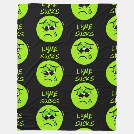 SUCKS...Lyme Fleece Deken (Voorkant)