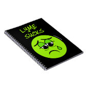 SUCKS...Lyme Notitieboek (Rechterzijde)