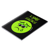 SUCKS...Lyme Notitieboek (Linkerzijde)