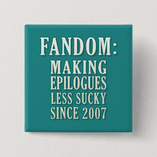 Sucky Epilogs Vierkante Button 5,1 Cm