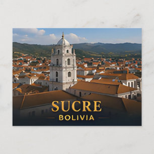 ✈️ Sucre Bolivia Reis Cadeau 🌎 Briefkaart