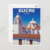 Sucre Bolivia Reizen Briefkaart (Voorkant / Achterkant)