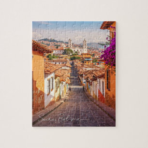 Sucre Bolivia Travel Waterverf Legpuzzel