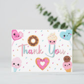 Sucré bonbons arroses Baby shower de Donut Merci (Debout devant)