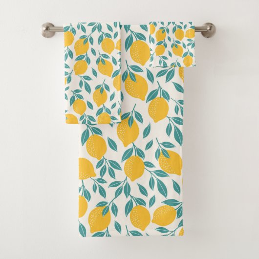 Sucré Branches de citron Motif (En situation)