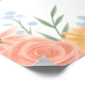 Sucré comme peut Baby shower Affiche de bienvenue (Coin)