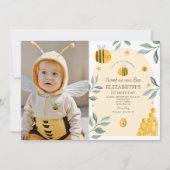 Sucré comme peut être 1er anniversaire Invitation (Devant)