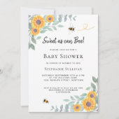 Sucré Comme Peut Être Baby shower Invitation (Devant)