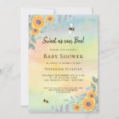 Sucré Comme Peut Être Baby shower Invitation (Devant)