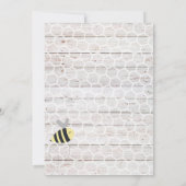 Sucré comme peut être Baby shower Invitation (Dos)