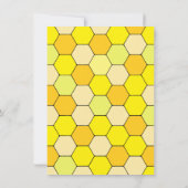 Sucré comme peut être baby shower invitation (Dos)