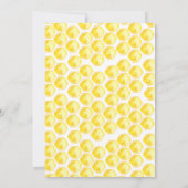 Sucré Comme Peut Être Baby shower Invitation (Dos)