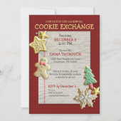 Sucre Cookie Exchange Fête Invitation (Devant)