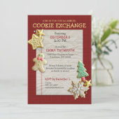 Sucre Cookie Exchange Fête Invitation (Debout devant)