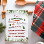 Sucre Cookie Noël Recette Serviette de cuisine