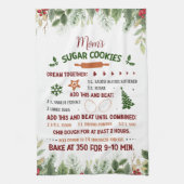 Sucre Cookie Noël Recette Serviette de cuisine (Vertical)
