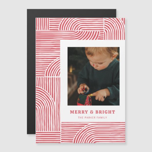 Sucre de canne Arches Moderne Carte photo de vacan (Devant / Derrière)