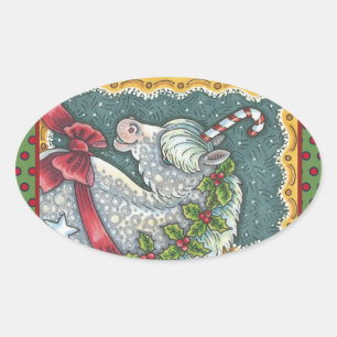 SUCRE DE CANNE CHRISTMAS UNICORN, STICKERS EN PONY