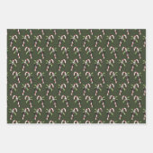 Sucre de canne de Noël déplaisant Papier d'envelop (Devant 3)