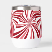 Sucre de canne de Noël moderne rouge blancBouteill (Avant)