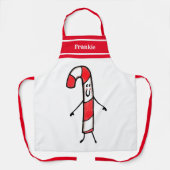 Sucre de canne de Noël personnalisé tablier (Recto)