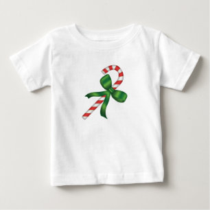 Sucre de canne Green Bow Fêtes de Noël T-Shirts