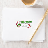 sucre de canne Joyeux étiquette de adresse de vaca (En situation)