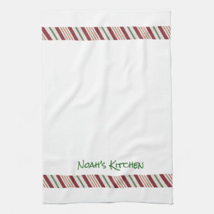 Sucre de canne Noël Bordure Thé Cuisine Serviette