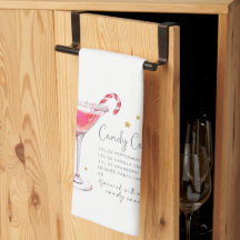 Sucre de canne Noël Cocktail Recette Serviette de