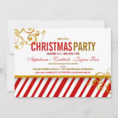 Sucre de canne Noël Fête Invitation (Devant)