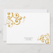 Sucre de canne Noël Fête Invitation (Dos)