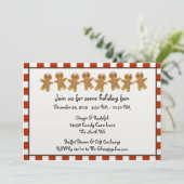 Sucre de canne pain d'épices Fête Invitations (Debout devant)