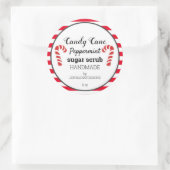 Sucre de canne Peppermenthe Sugar Scrub Étiquettes (Sac)